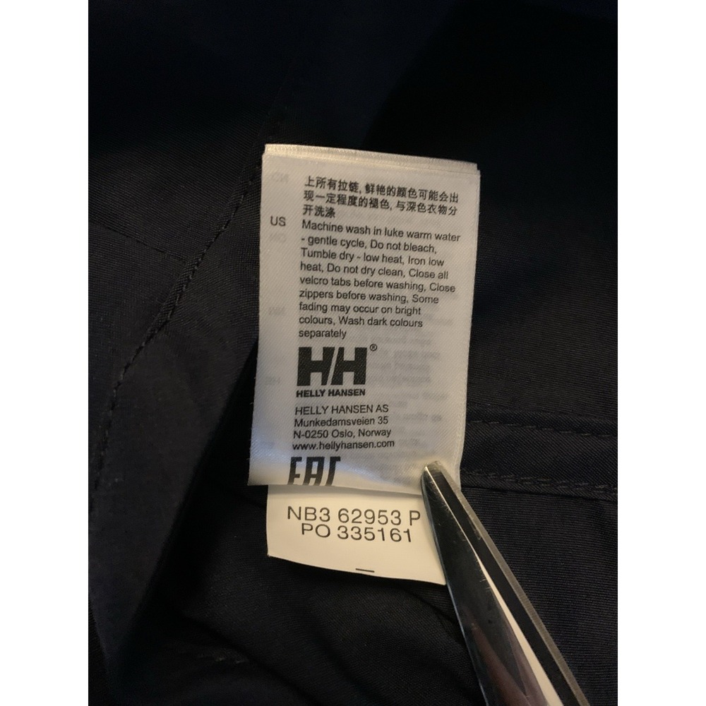 NWT Helly Hansen Solen Water Shorts Recycled 36x9.5" Unlined - Men's L Navy - Picture 5 of 15